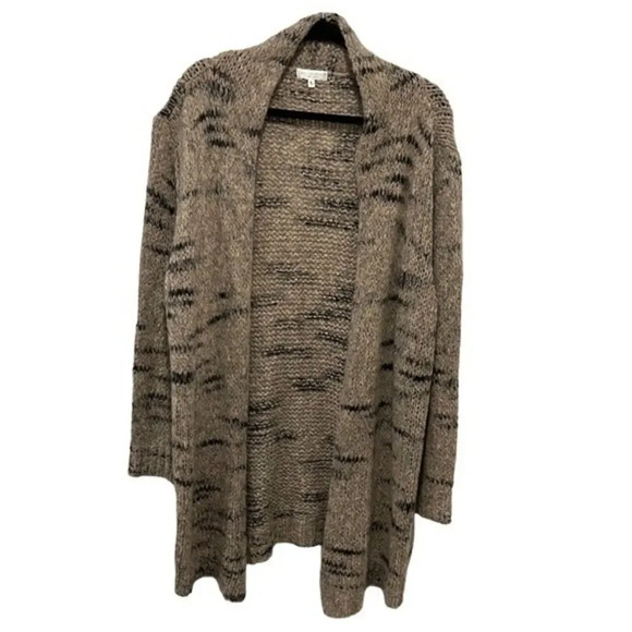 Paola Manfred made in Italy wool blend open front cardigan size Large - Picture 2 of 7